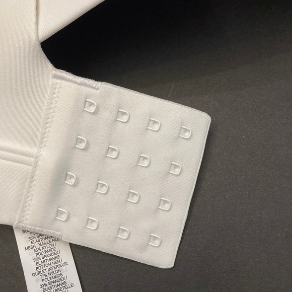 Nike Dri-FIT Sports Bra White 1X F-G 34-36 High Support Padded Workout Athletic - Picture 11 of 11